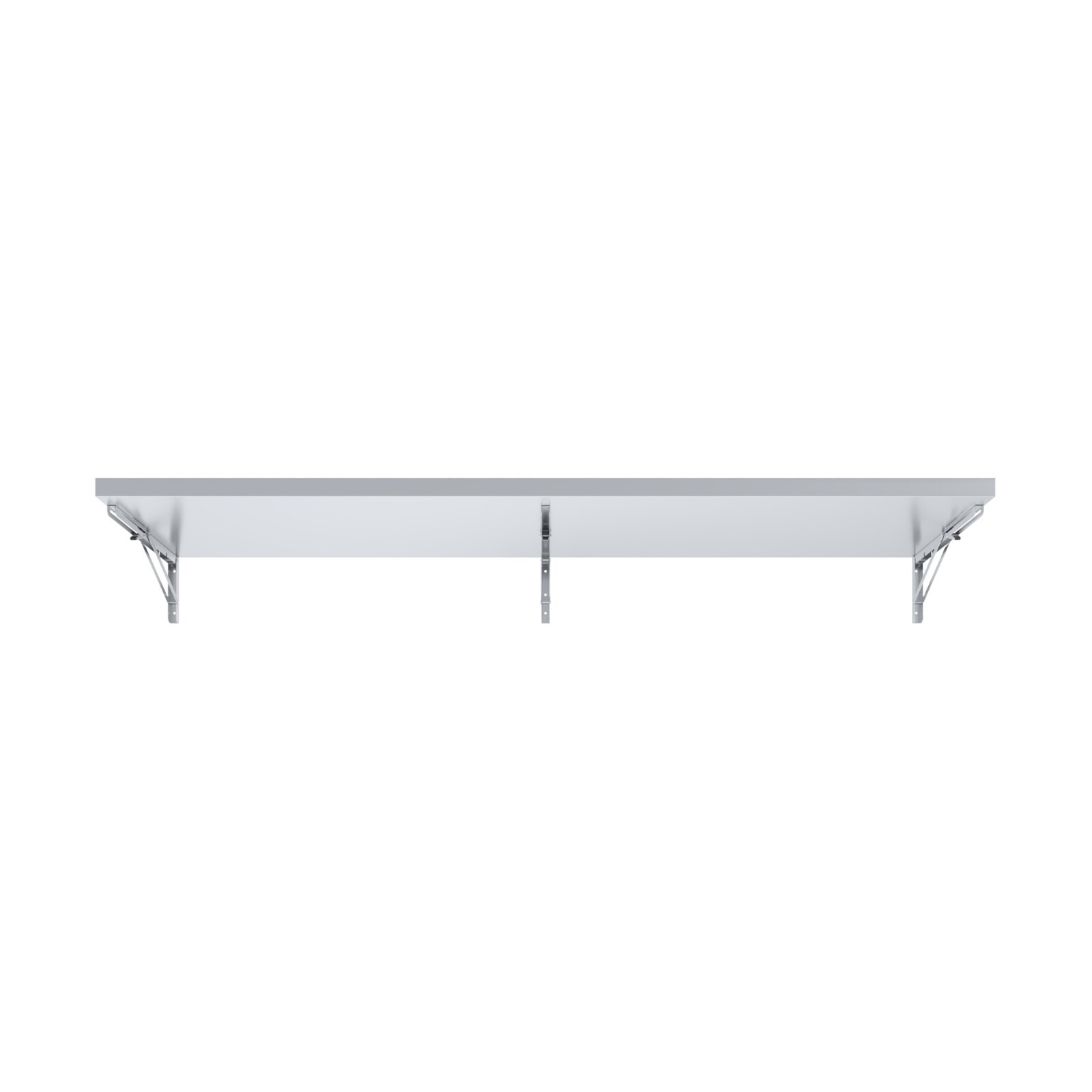 AmGood 18 in. x 72 in. Stainless Steel Folding Wall Shelf