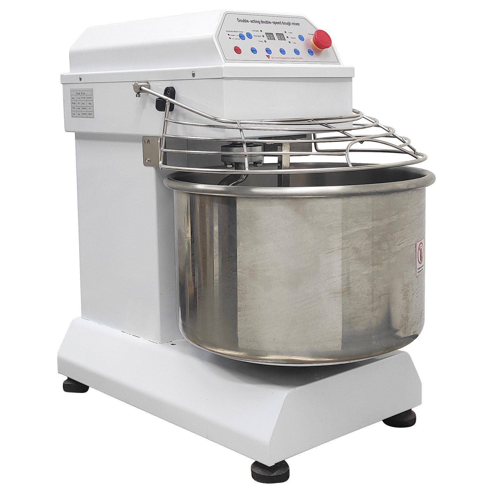 PreAsion® 30QT Commercial Spiral Dough Mixer Machine 110V Electric Flour Mixer