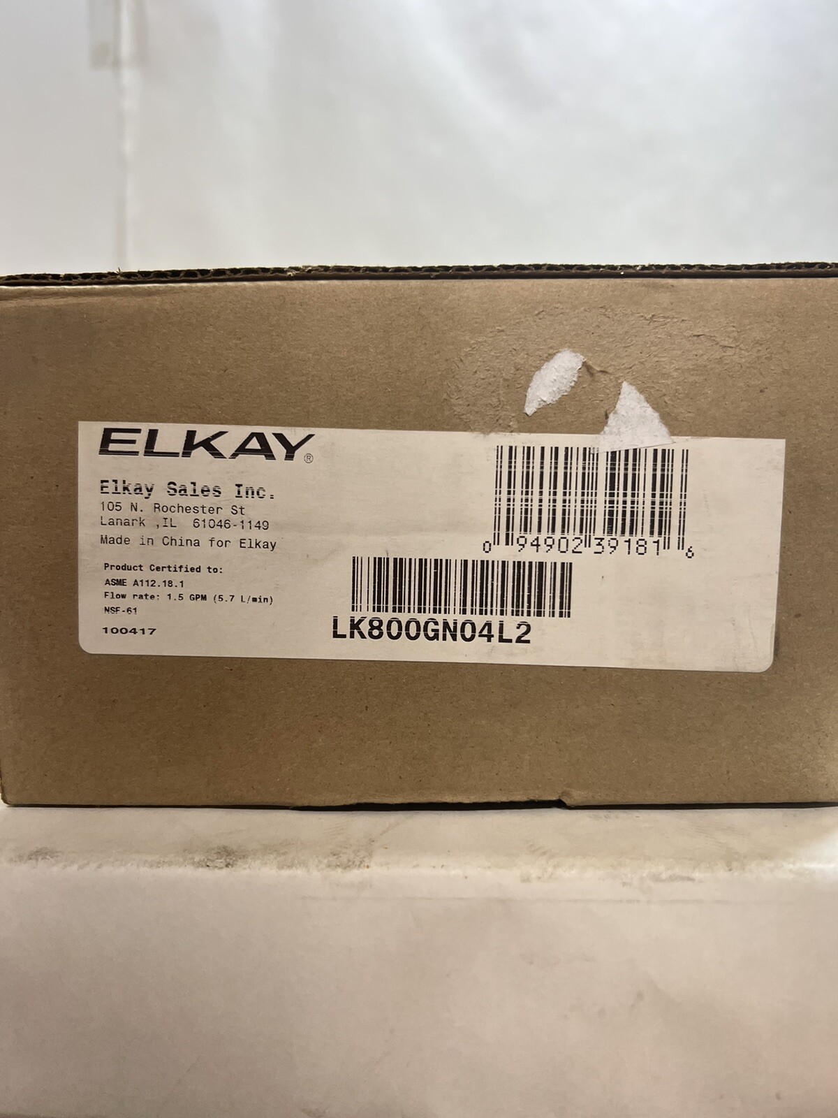 Elkay LK800GN04L2 Commercial Faucet Scrub and Hand Wash Station