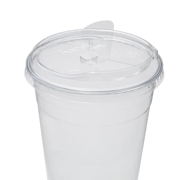 Karat Strawless Sipper lid for 12-24oz PET Plastic cup, C-KC626TS-SH