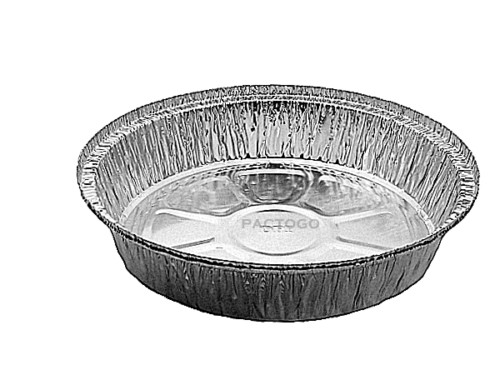 Handi-Foil 9″ Round Foil Take-Out/Cake Pan (NO LIDS) -Disposable Container 25/PK