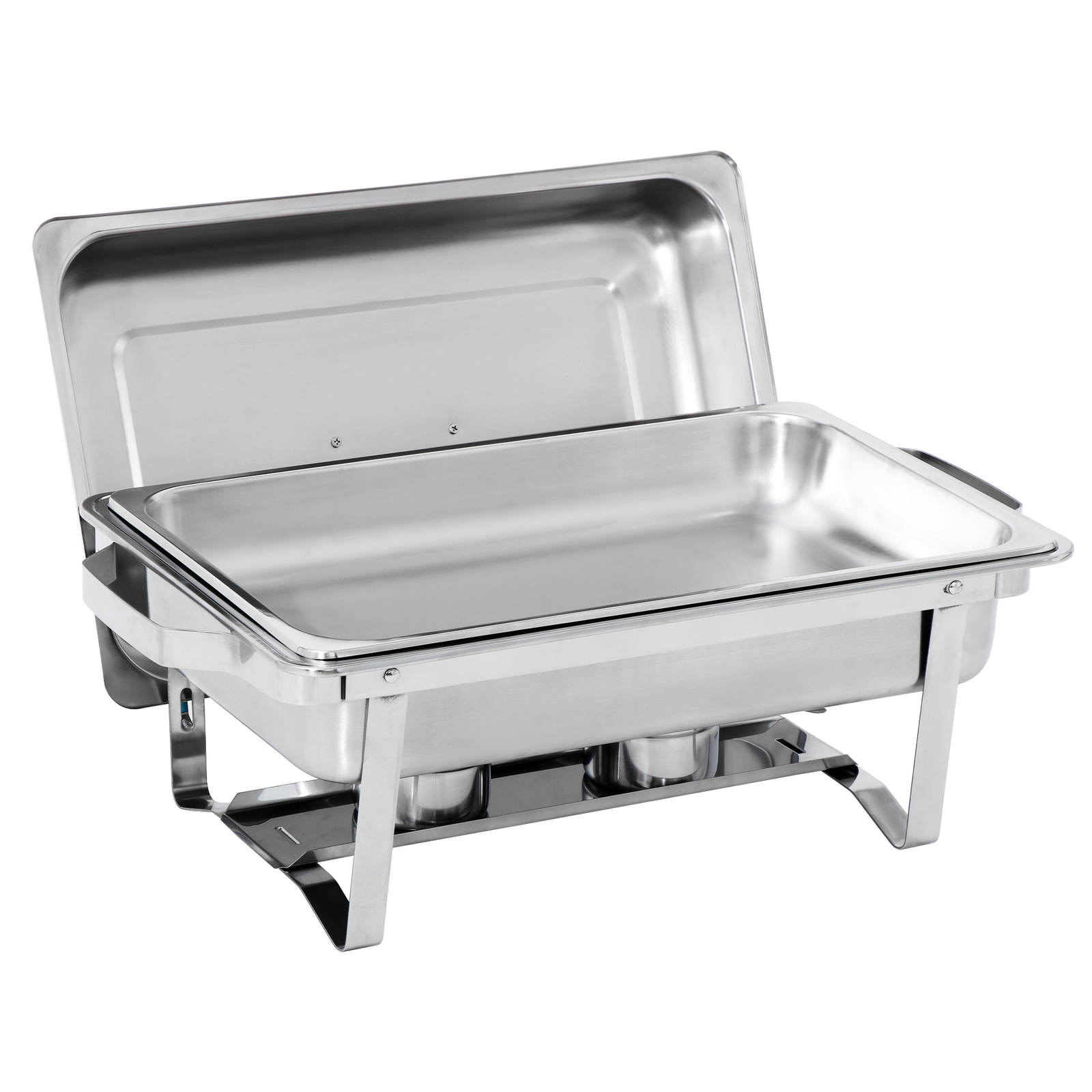 2 Pack 8QT Chafing Dish Stainless Steel Chafer Complete Set with 2 Warmer