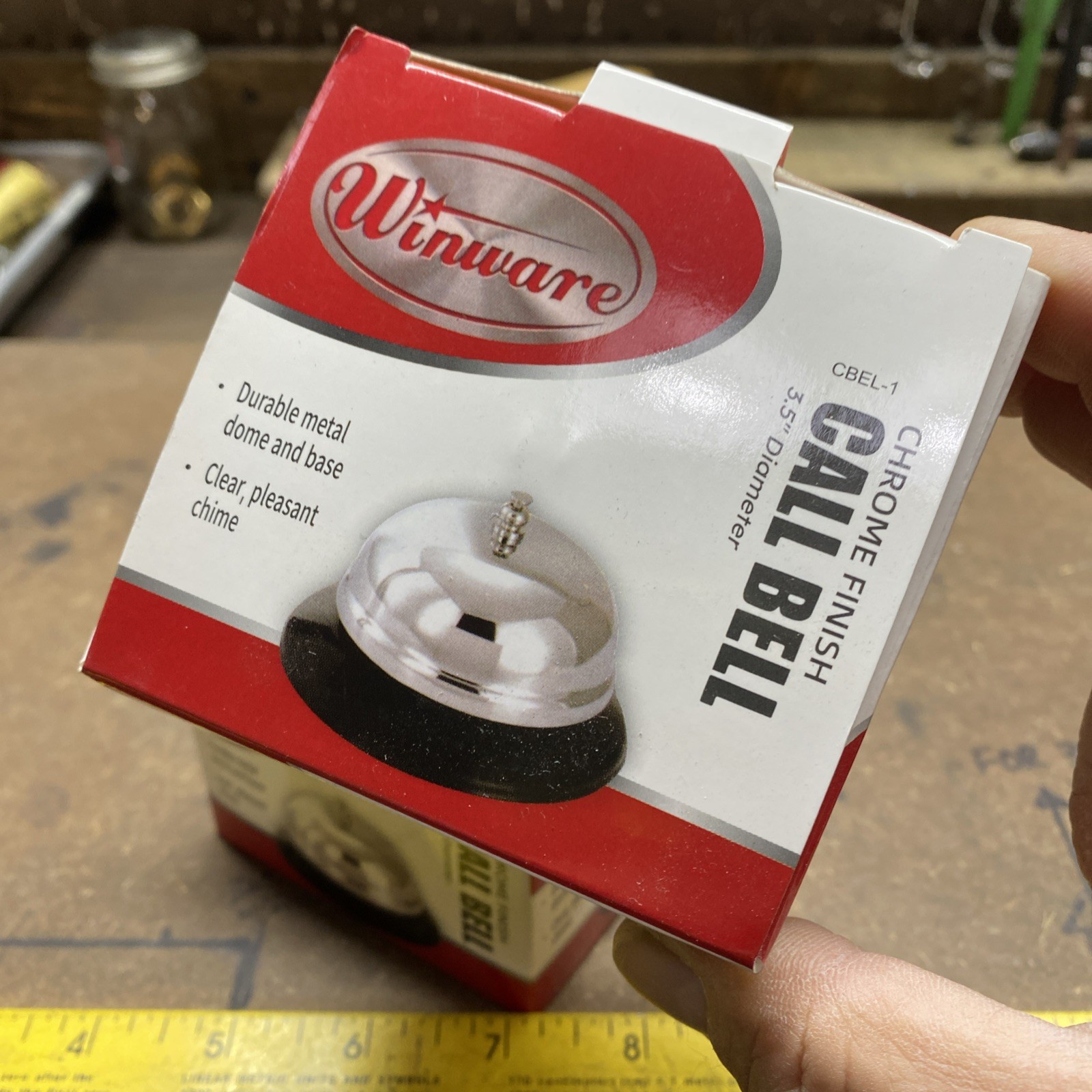 (2) Winware by Winco CBEL-1 Call Bell, 3.5″ diam. New