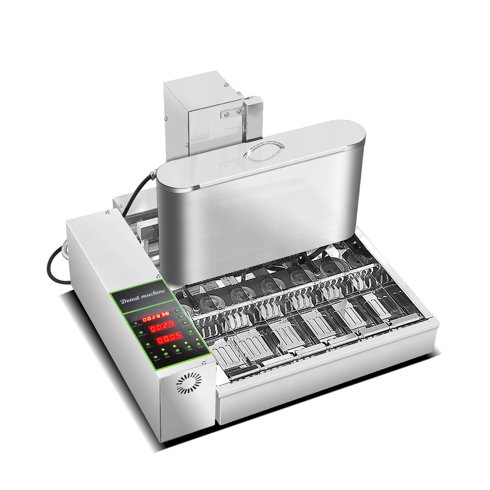 Kolice Commercial Mini 6 Rows Donuts Making Machine Doughnut Maker-2600pcs/Hour