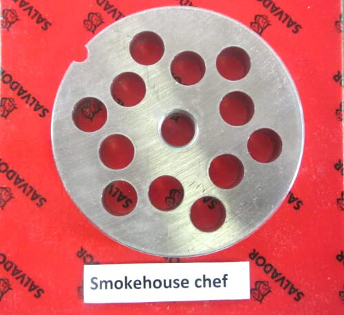 MADE IN ITALY #22 x 1/2″ (12mm) holes STAINLESS Meat Food Grinder Plate Salvinox