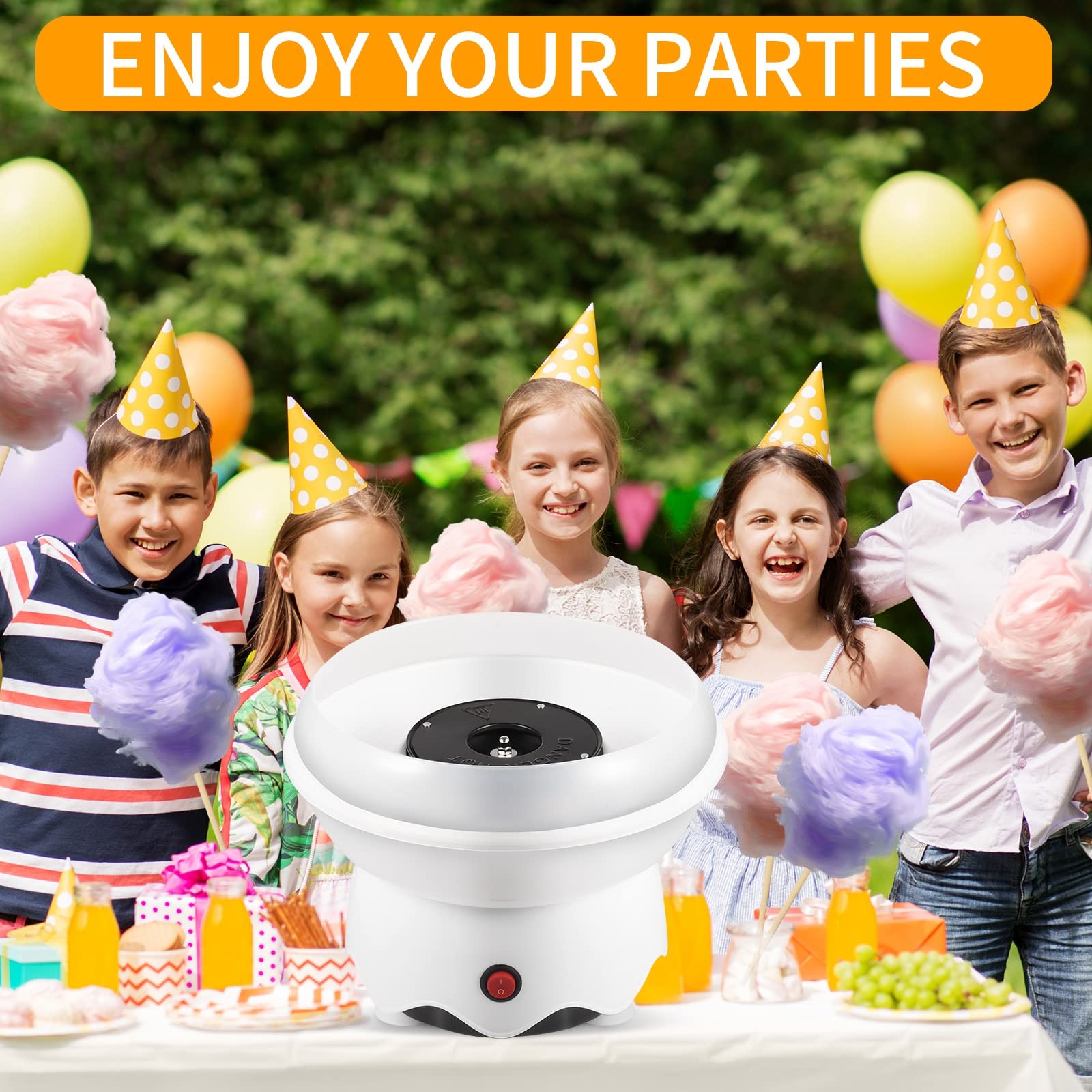 Mini Cotton Candy Maker Machine – Easy to Use & Clean, Quiet Floss Maker for …