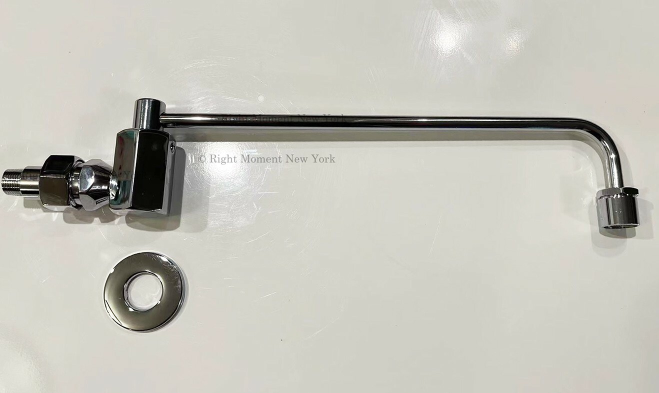 Gas Chinese Wok Range 12” Swing Spout Wall Mounted Replacement Faucet
