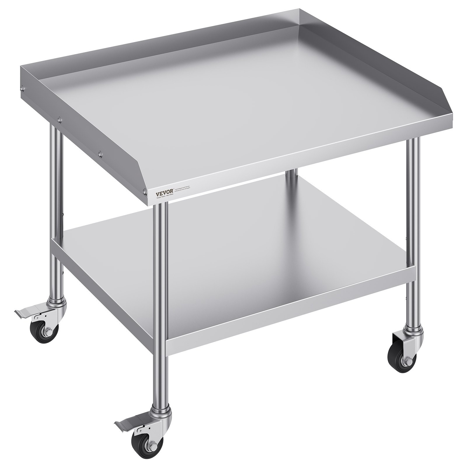 Stainless Steel Work Table, 30 x 36 x 30 Inch Commercial Food Prep Worktable wit