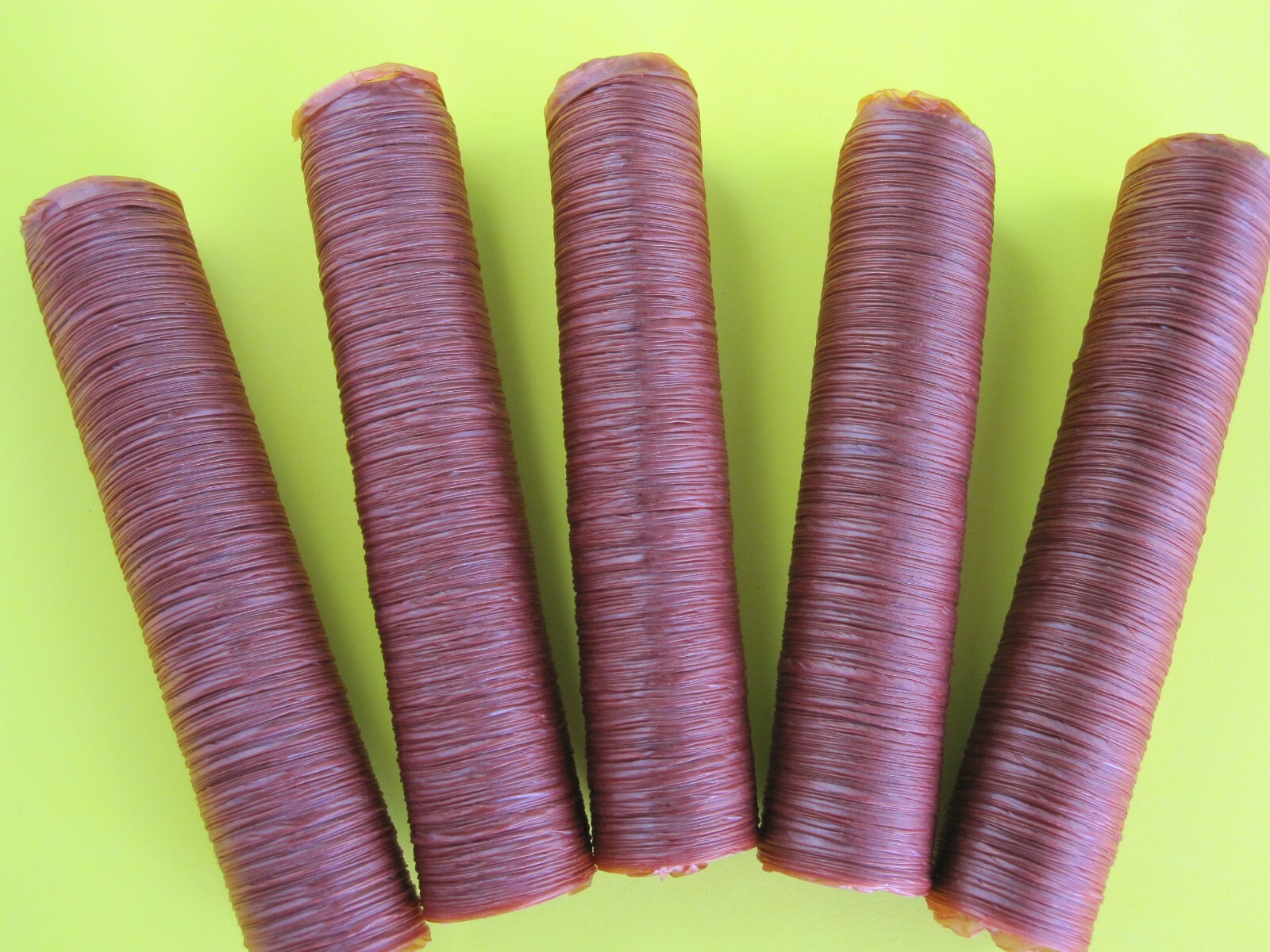 21 mm Snack Stick CASINGS for 50 lbs Edible BEEF Collagen slim pepperoni sausage