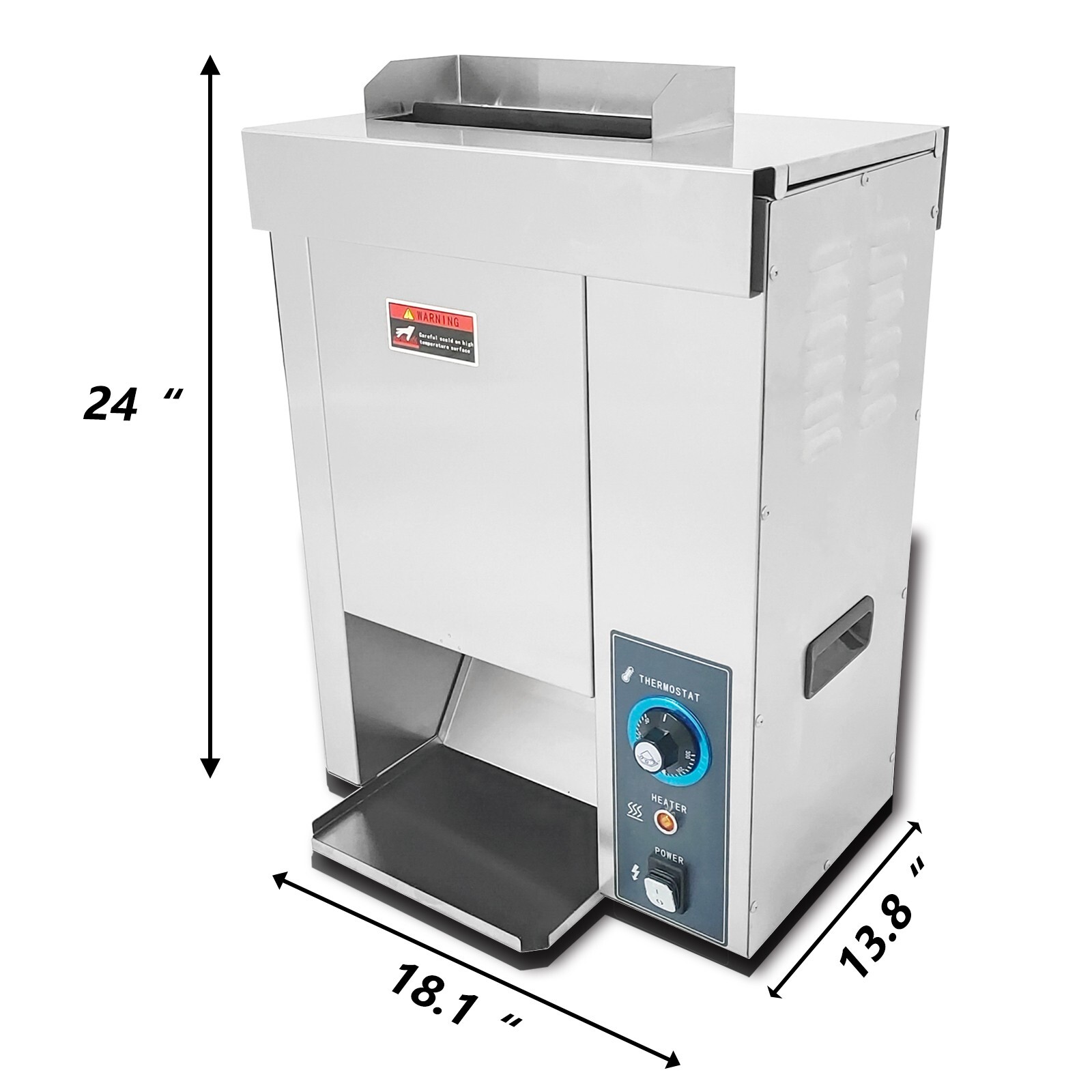 Hakka Vertical Hamburger Toasting Machine Automatic Chain Type Toaster Heater
