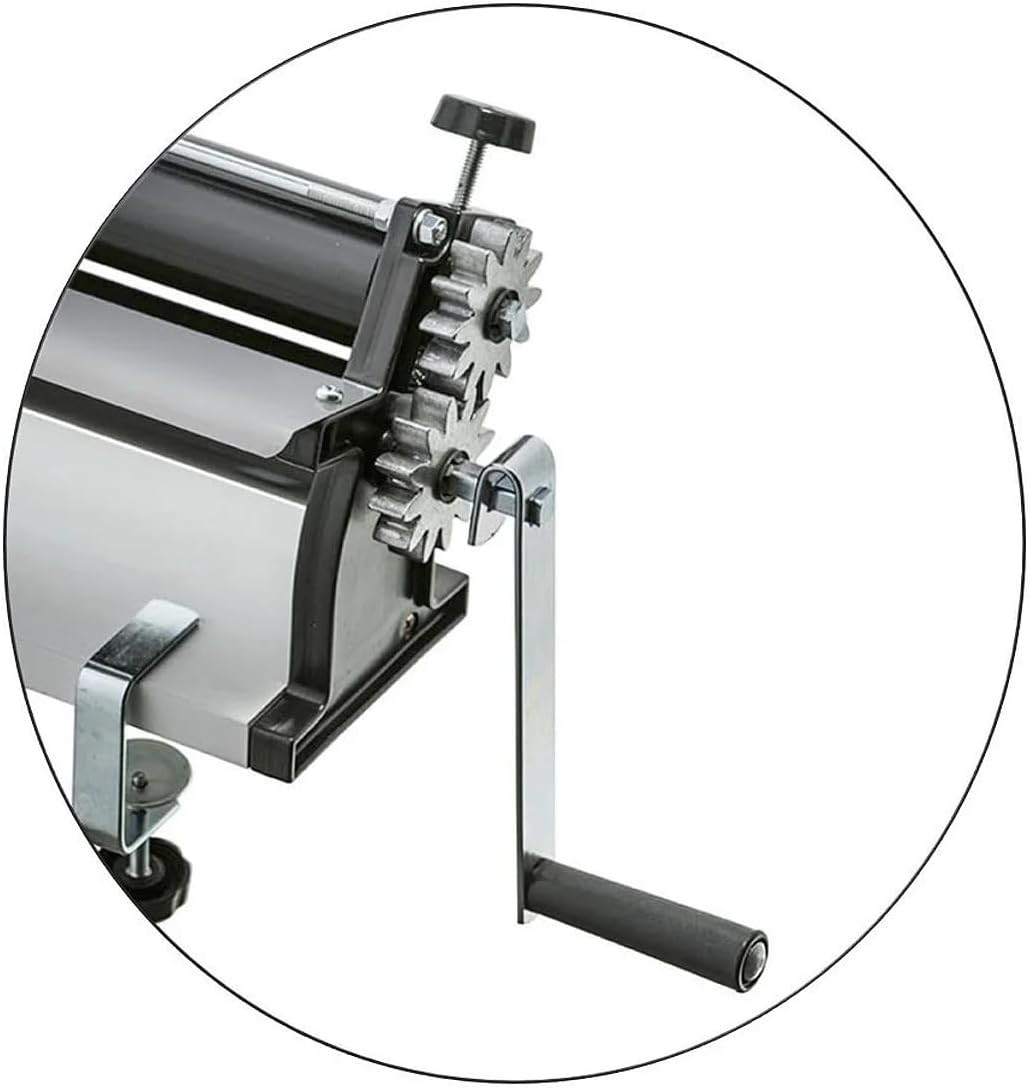 18-Inch Pizza Dough Roller Machine with Hand Crank – Pasta Maker, Dough Sheeter
