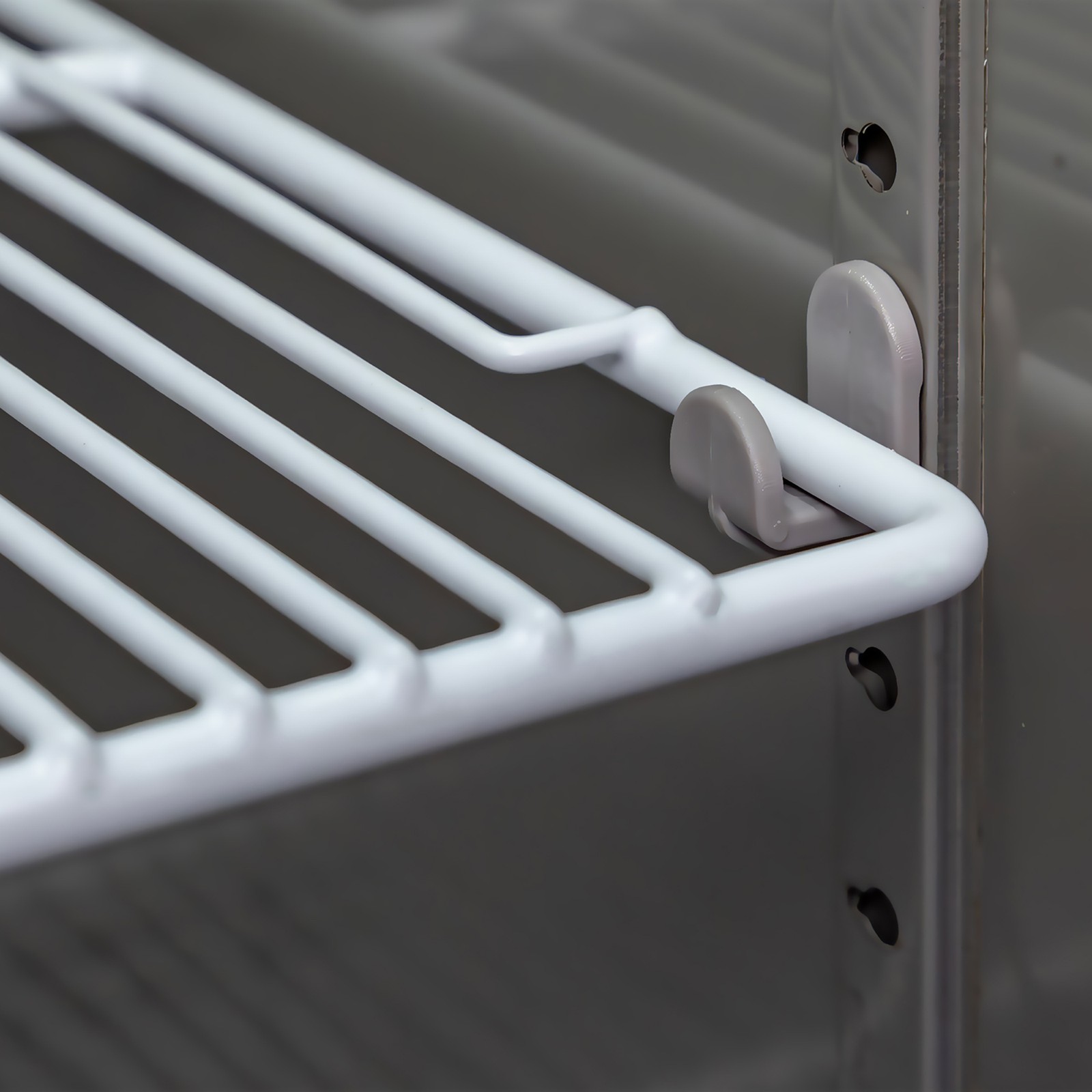 54″Commercial Freezer 49Cu.Ft 4 Door Stainless Steel -8~0℉ Air Cooling 6 Shelves