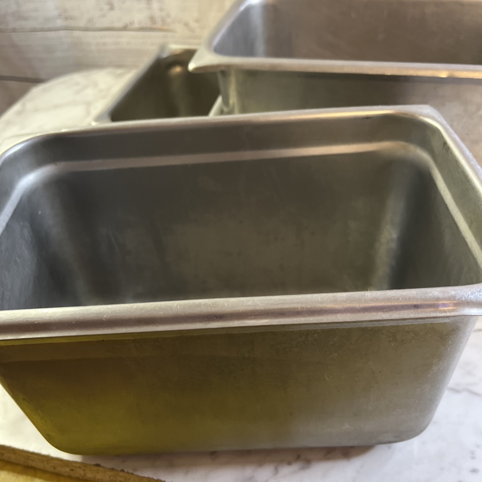NSF Commercial Metal Pan Lot Stainless Steel 5 Piece 4 8/46 Food Service