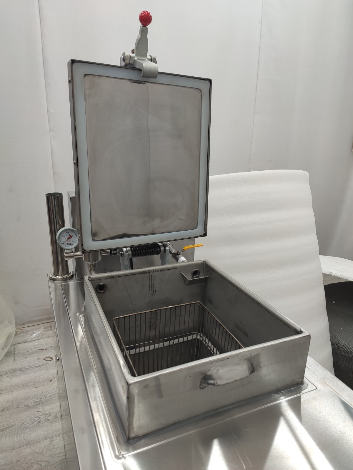 110V 45L CNC High Pressure Furnace Fried Chicken Stove Liquefied Petroleum Gas