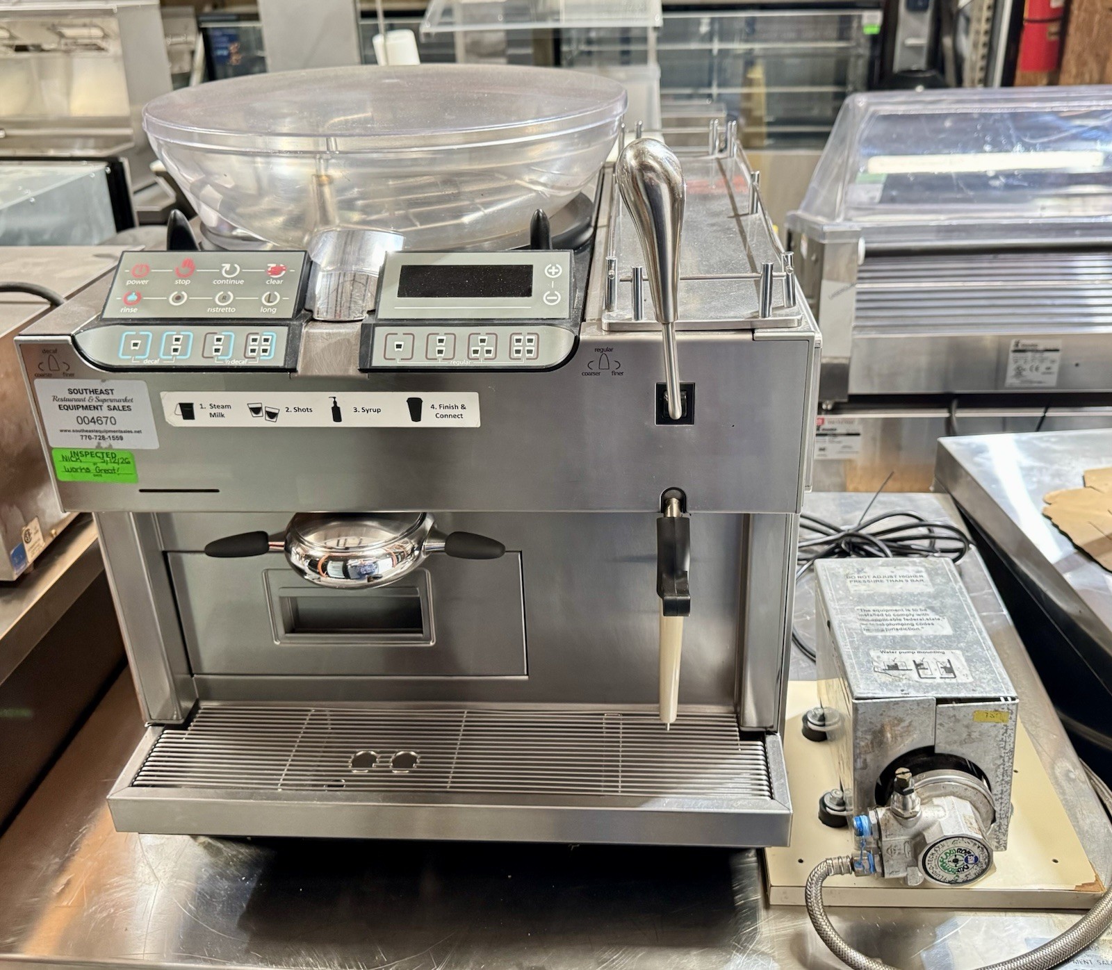 Thermoplan Mastrena CS2 High Volume Super Automatic Espresso with Grinder & Pump