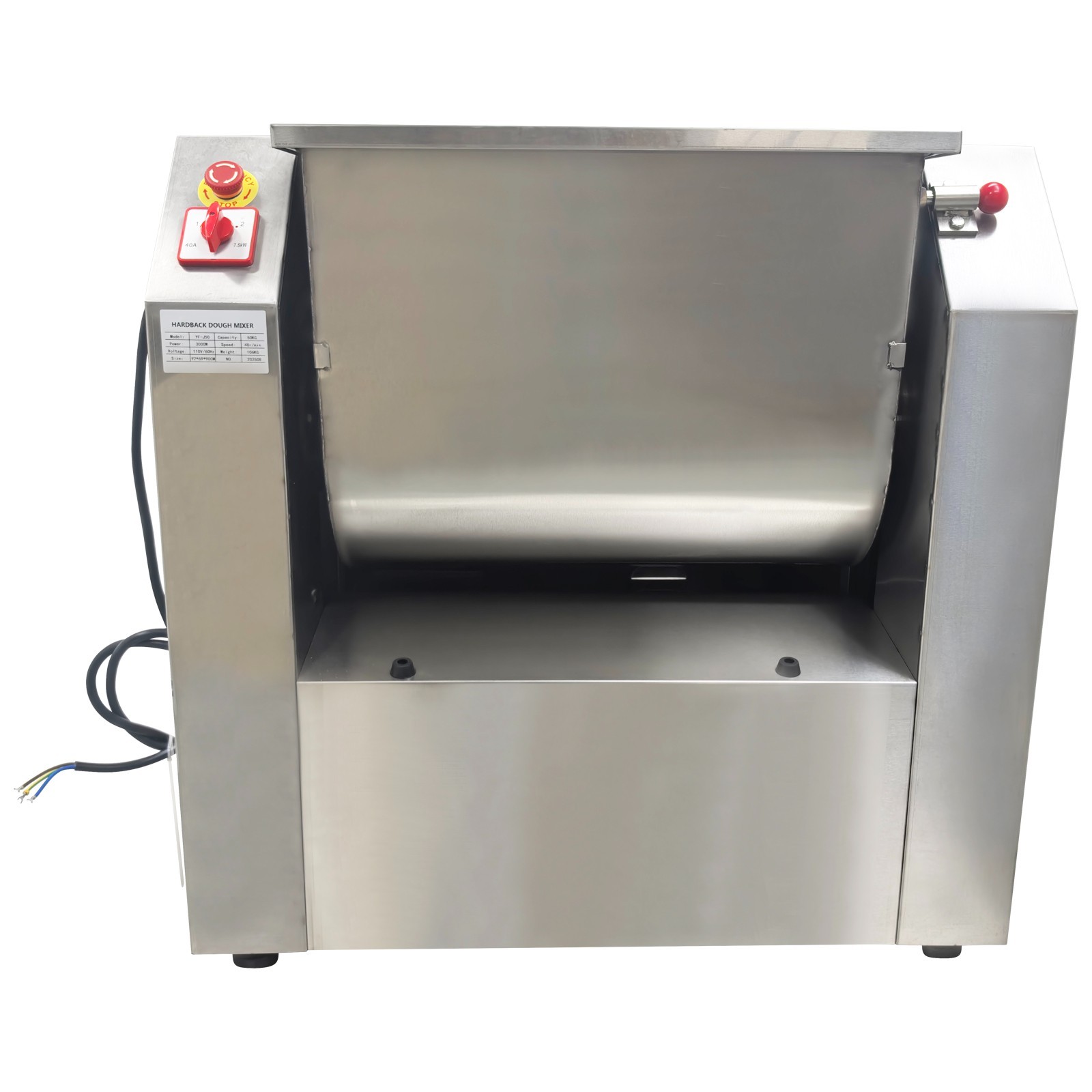 110V Electric Dough Mixer Mixing Machine 50KG/100QT Commercial Kitchen Equipment