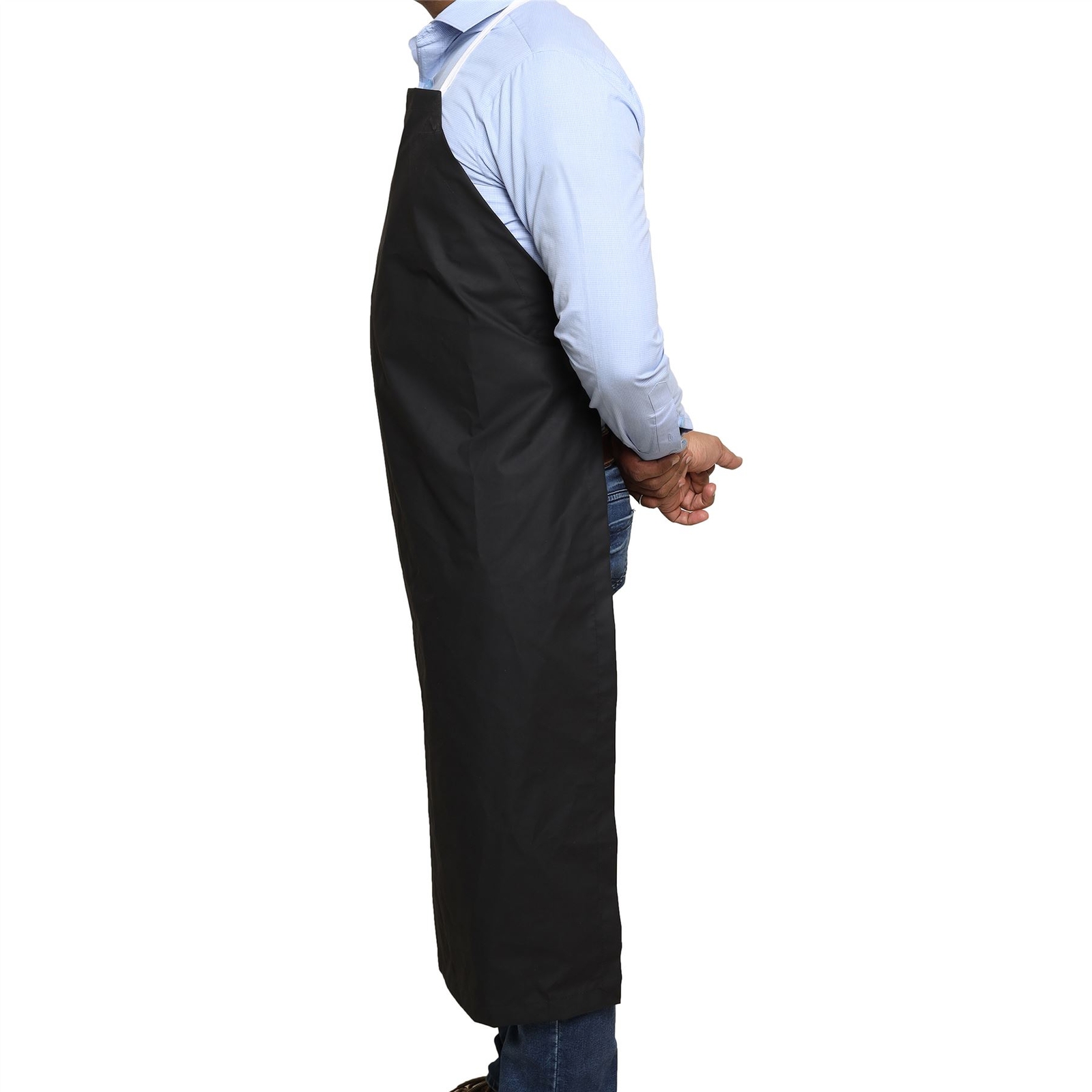 Black Rubber Bib Apron, Large (27″W x 42″L) – Eisco Labs