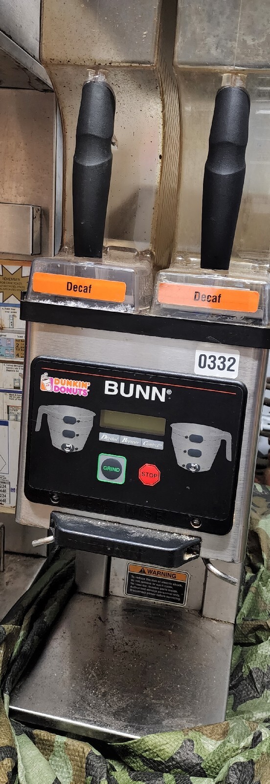 BUNN Storage System Multi-Hopper Coffee Grinder