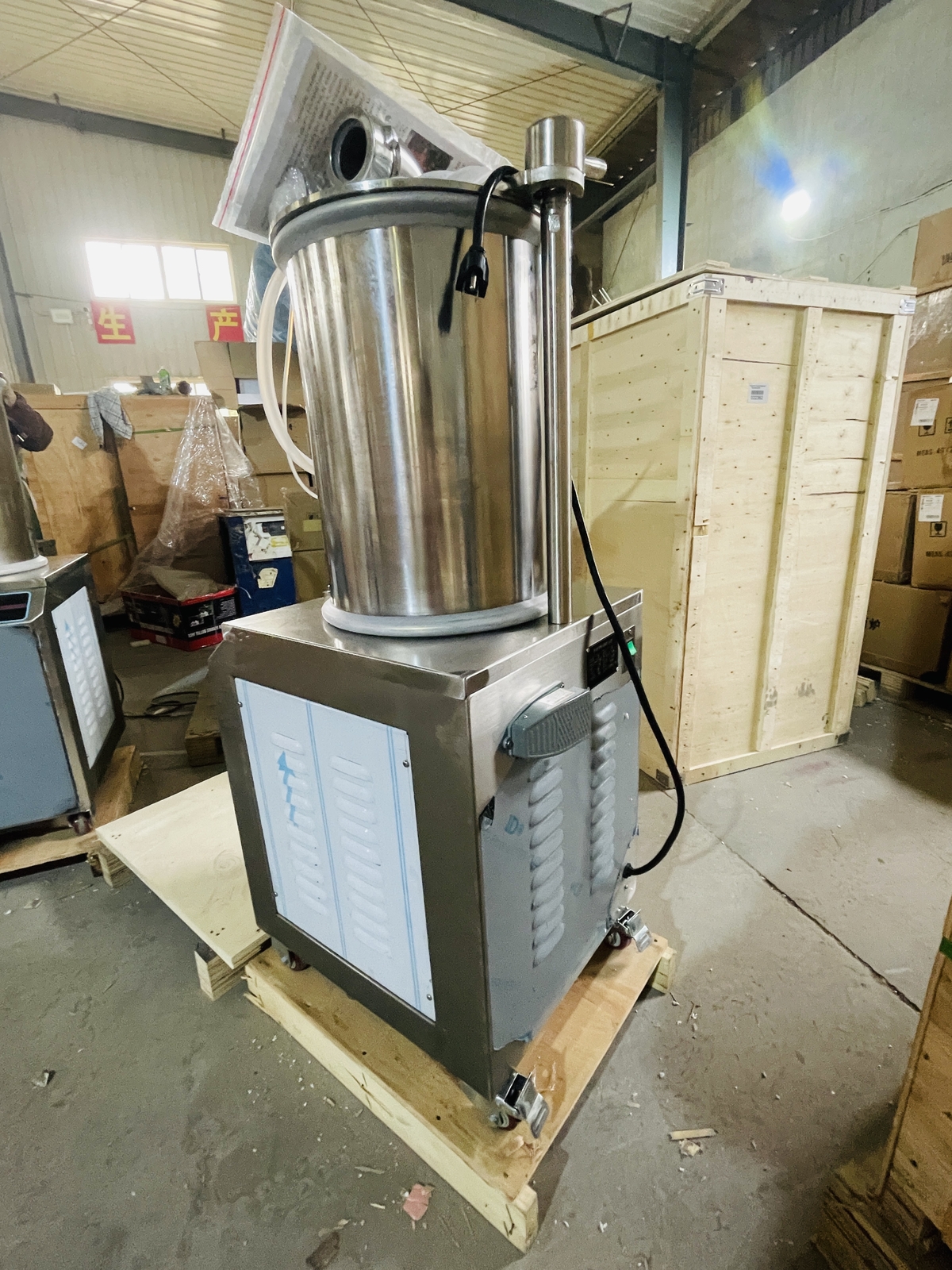 New 110V Commercial Hydraulic Sausage Stuffer Filler 26L Sausage Filling Machine