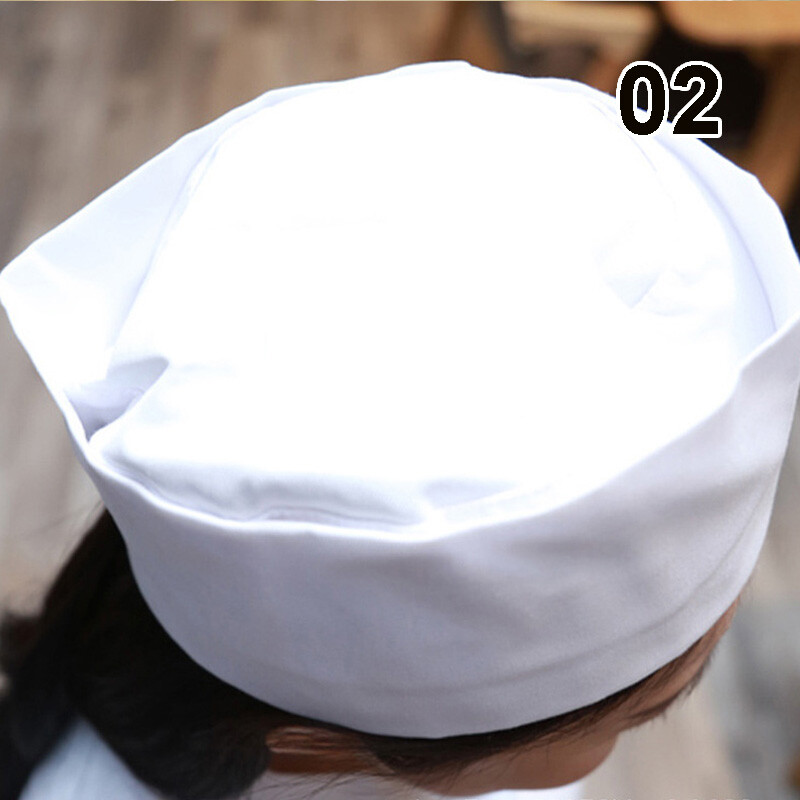 Hat Cooking Chef Kitchen Restaurant Service Flat Top Mesh Breathable Beanie Cap