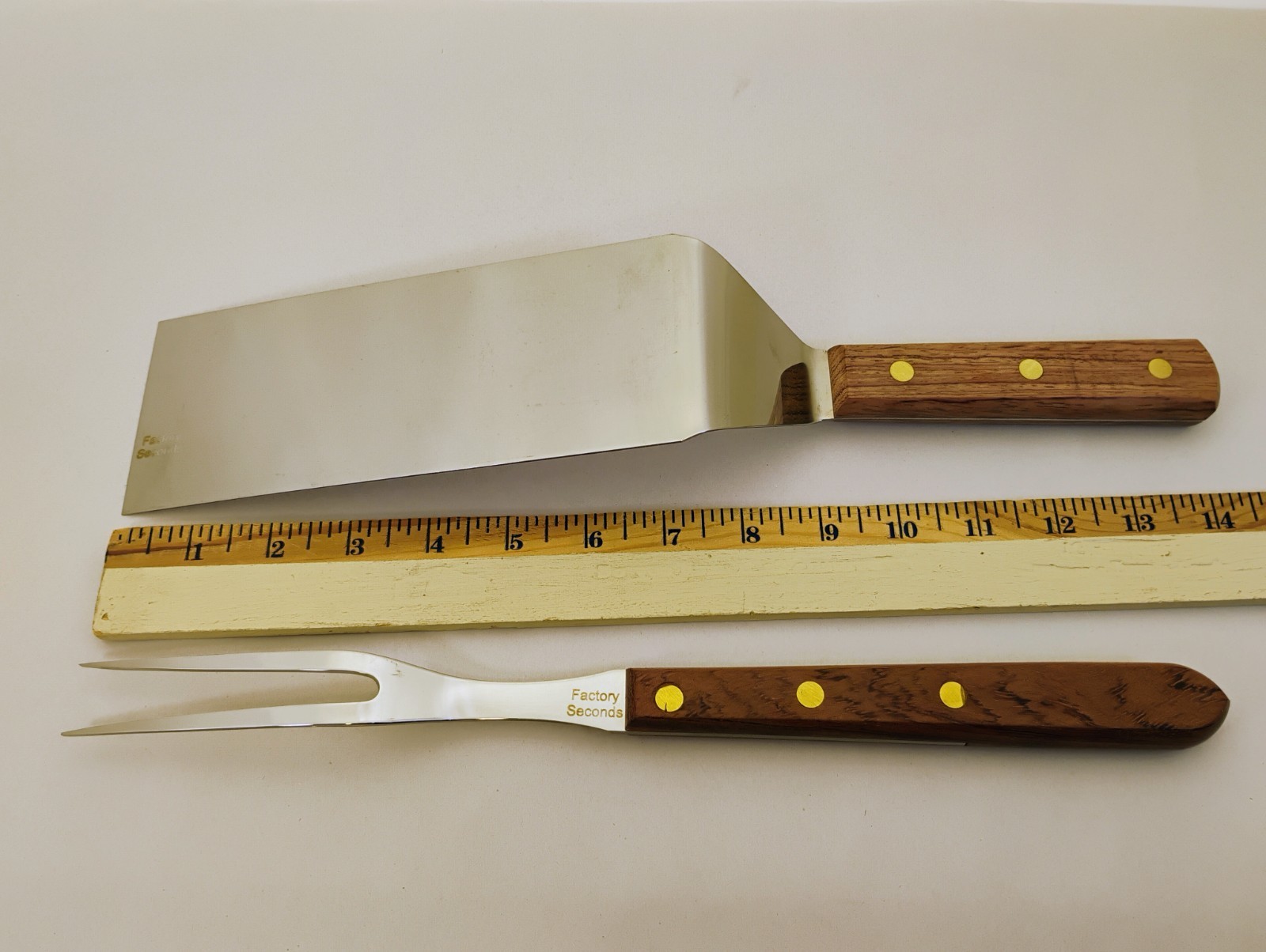 Dexter USA 8X3 S8698SQ Square End Spatula Turner & Hibachi 13.5″ Fork Factory2nd