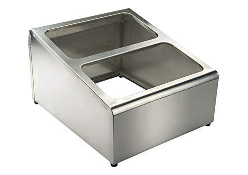 Winco SCPH-33 – Stainless Steel Condiment Packet Holder, 2 Compartments