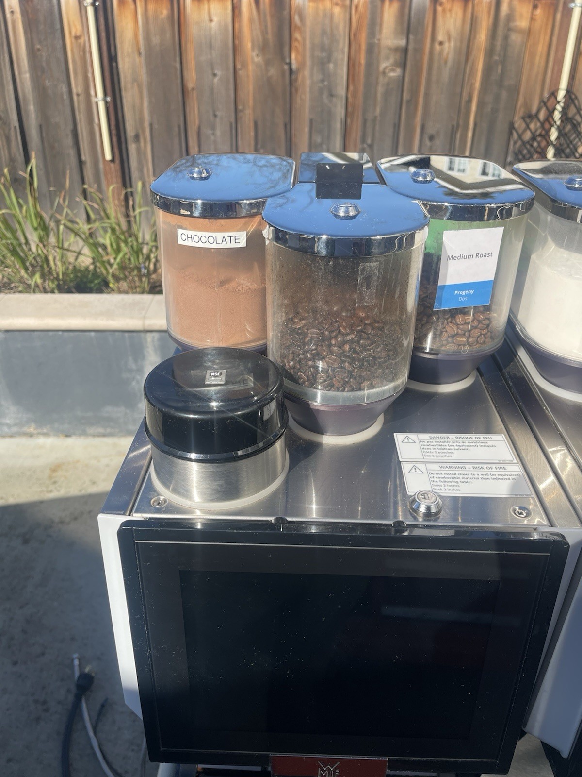 WMF 5000s+ super automatic espresso machine With Milk Fridge