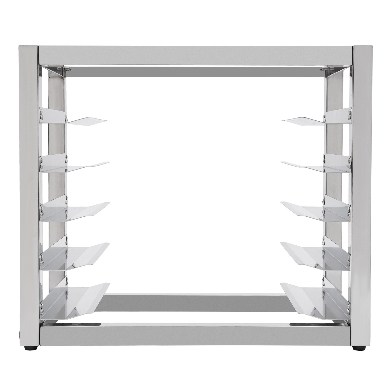 6 tire End Load Half Height Bakery Bun Dough Baking Sheet Pan Rack Commercial