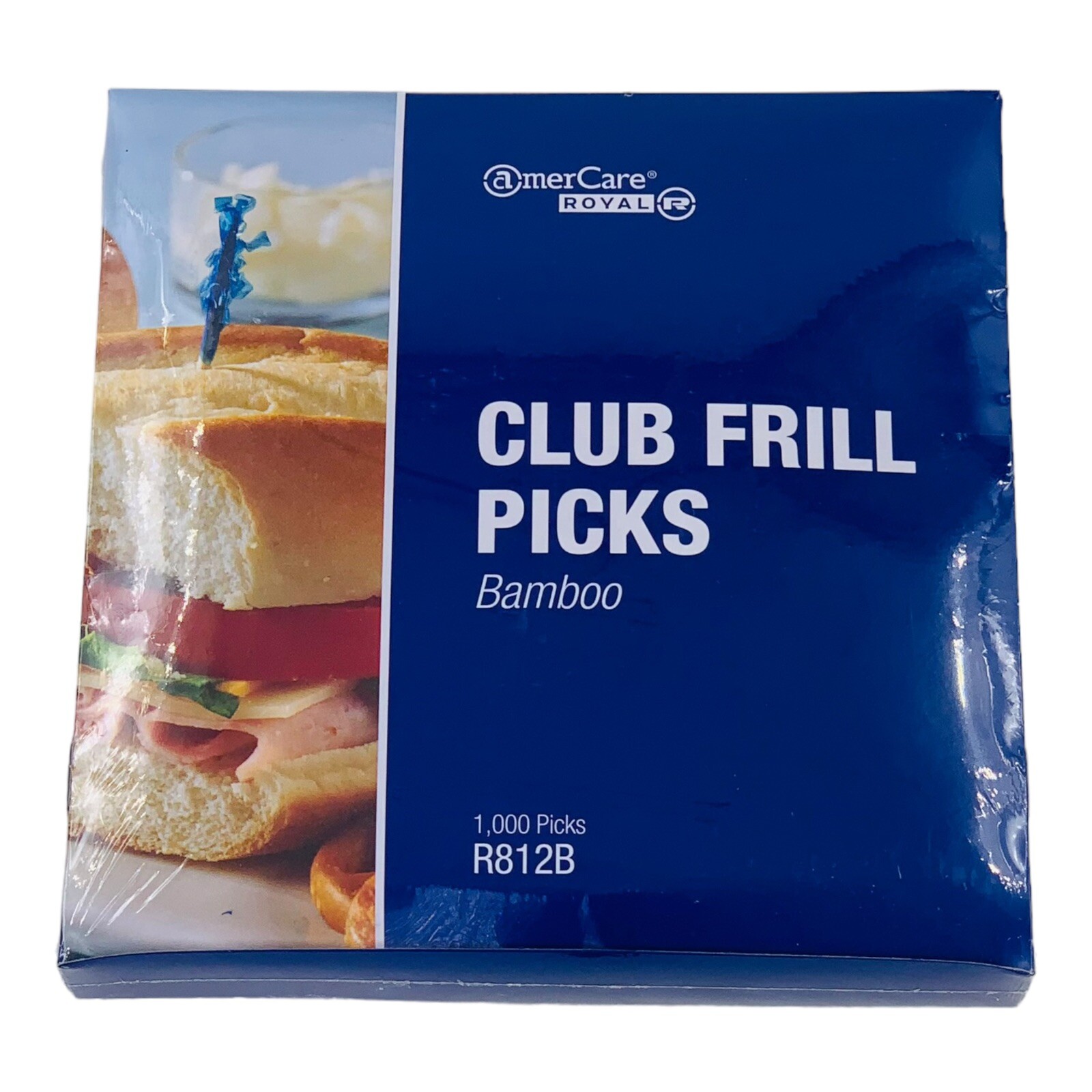 1,000 Count Club Sandwich Appetizer Serving Picks Bamboo Club Frill Picks
