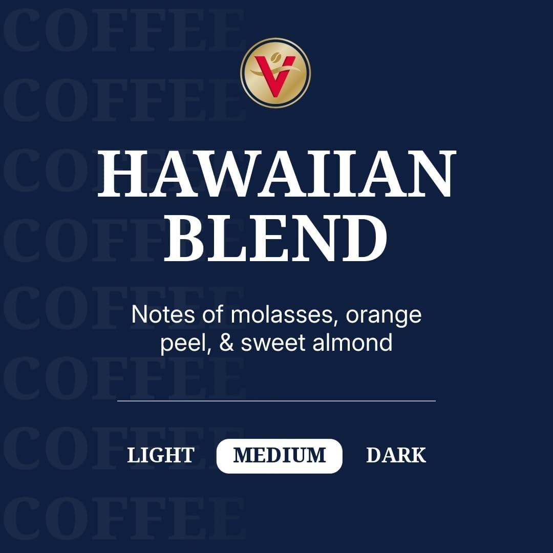 Victor Allen’s Coffee Pods Hawaiian Blend, Medium Roast, 80 Coffee Pods,