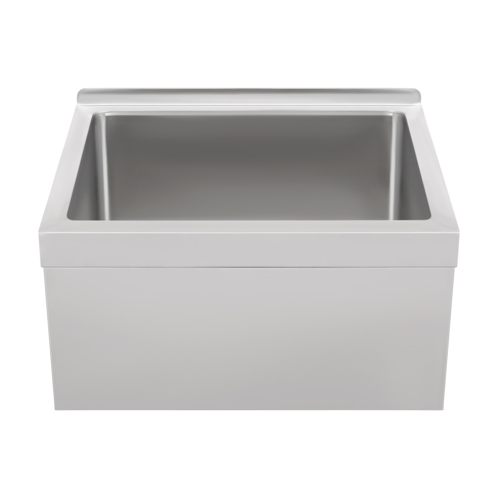 Commercial Wall-Mounted Mop Sink Rectangular Stainless Steel Floor Mop Sink