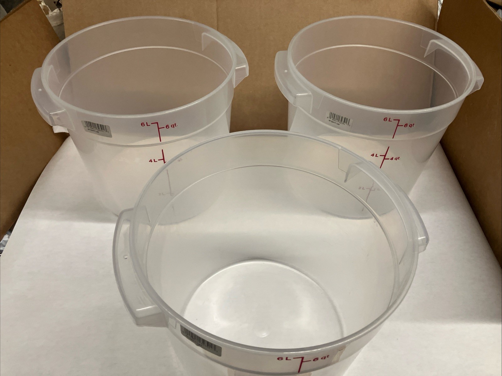 Cambro, RFS6PP190, Food Storage Pans 6 QT – Pack of 3