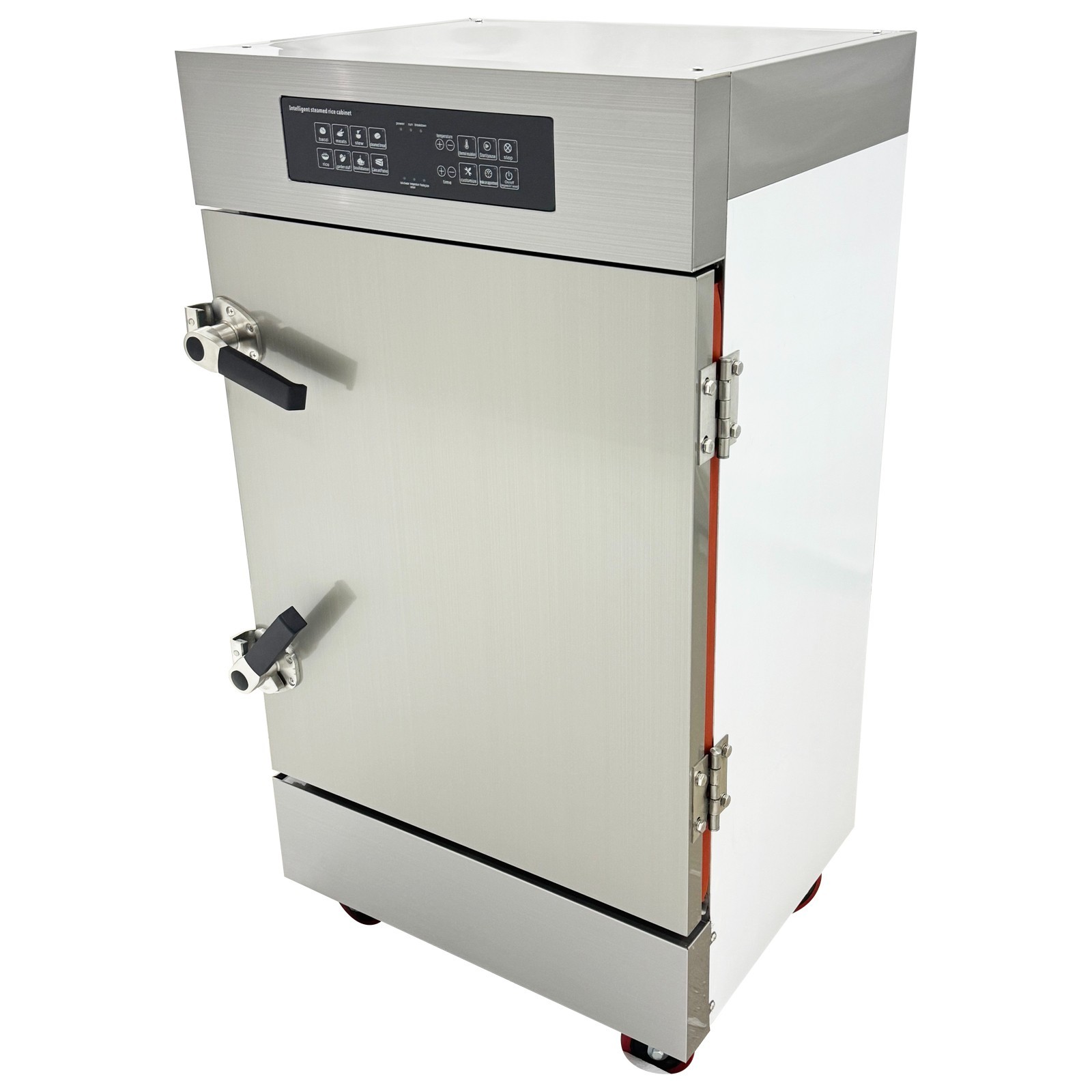 220V 3PH 8 Trays Intelligent Electric Steaming Cabinet Rice Steaming Box 9KW