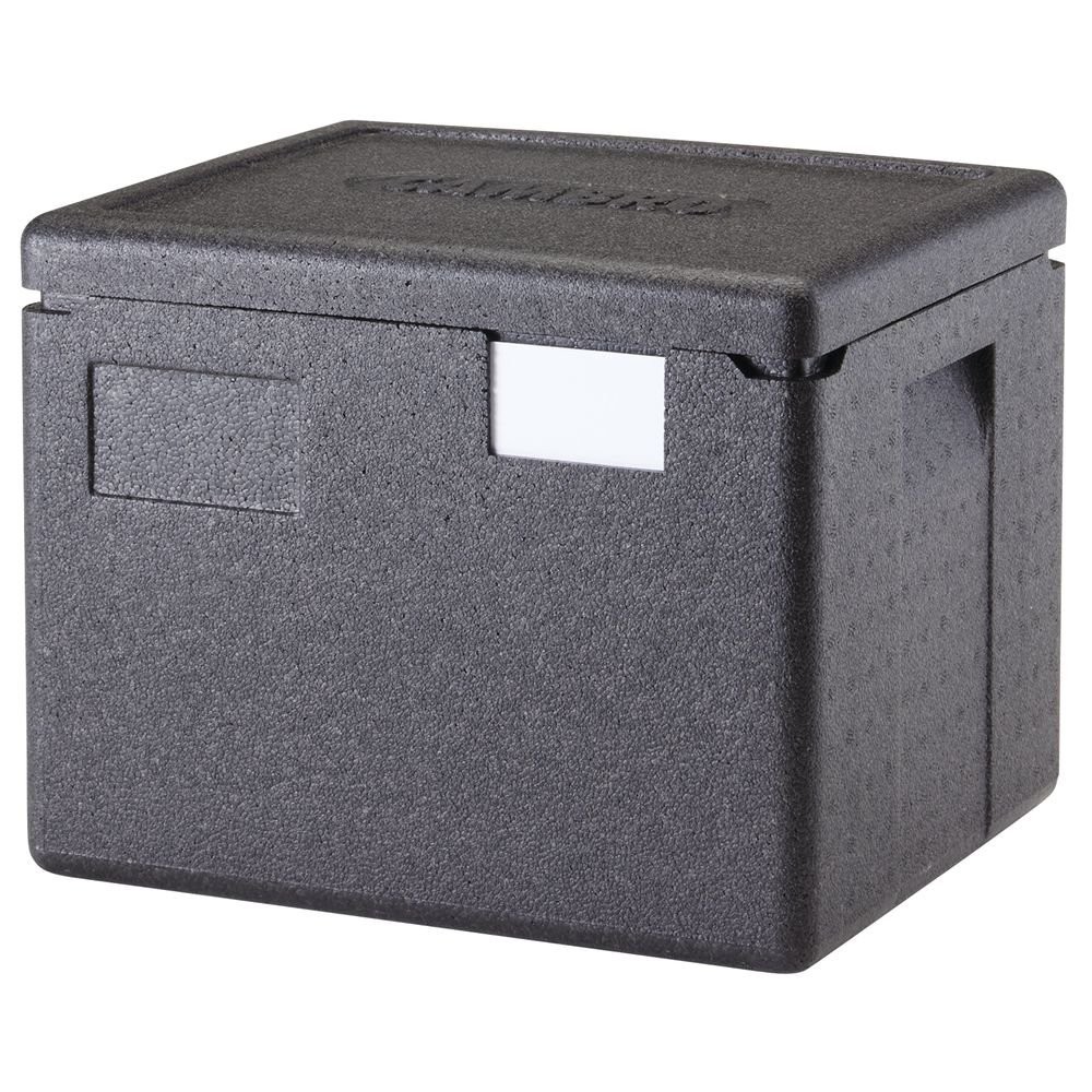 Cambro Cam GoBox Black Plastic Top Loading Half Pan Carrier – 15 2/5″L x 13″W x