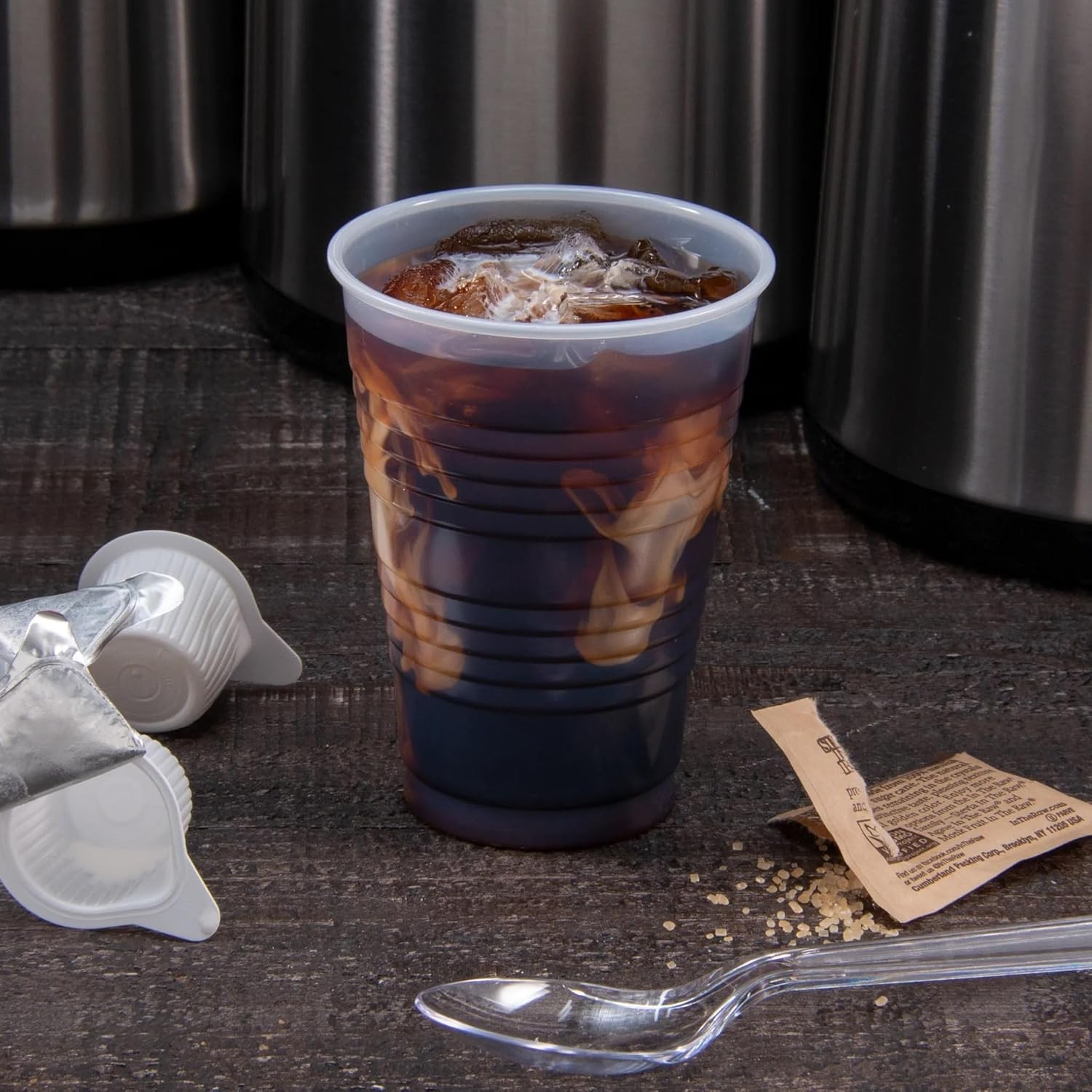 Dart Y7 Conex Galaxy 7 oz. Translucent Plastic Cold Cup 2500/Case