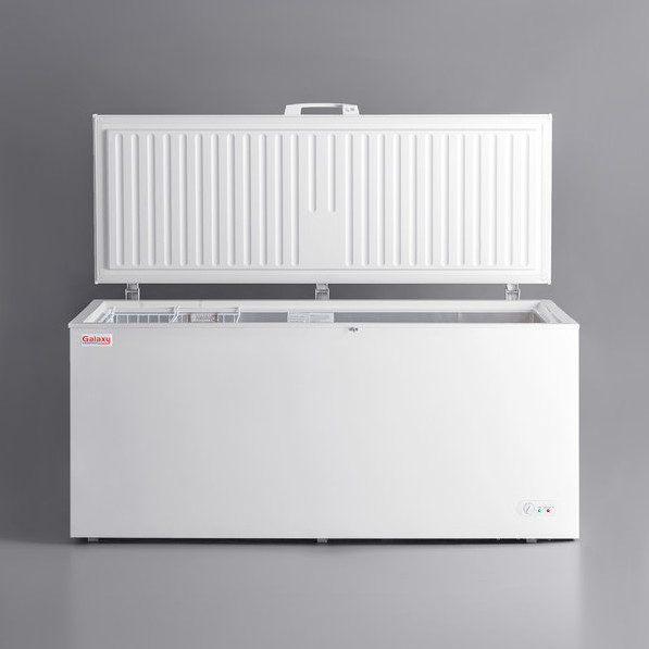 Long Large Commercial Industrial Solid Top Chest Freezer | Frozen Goods Business