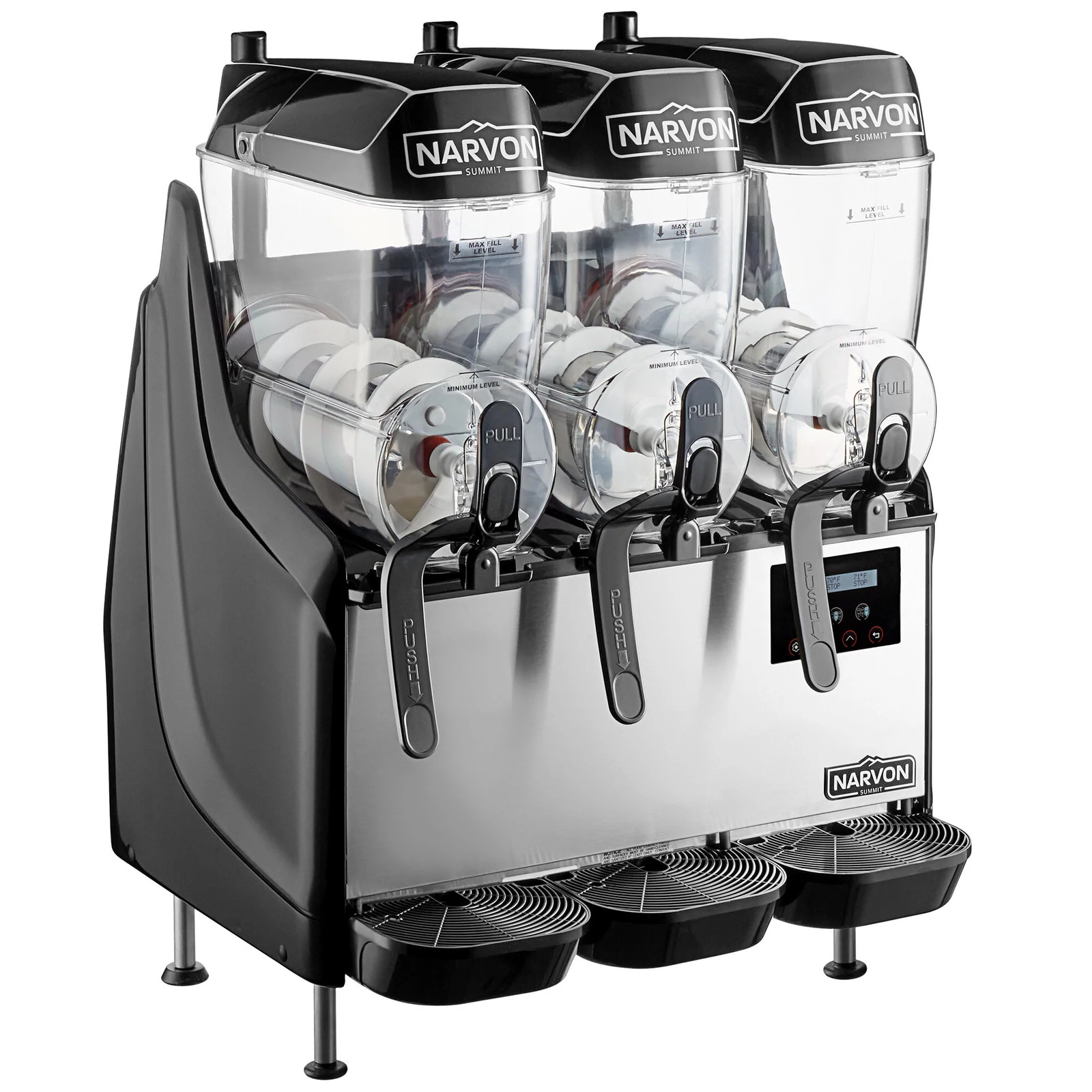 Summit Triple 3.2 Gallon Granita / Slushy / Frozen Beverage Dispenser – 115V