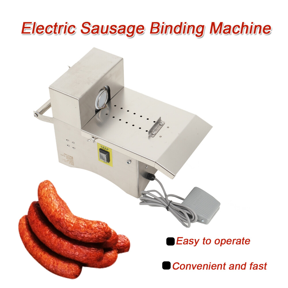 200W Automatic Electric Sausage Tying Machine Sausage Knotting Binding Machine