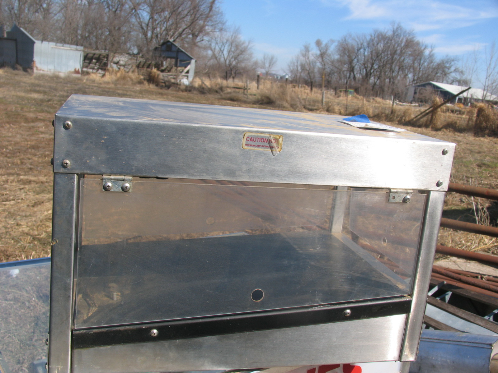 MARSHALL AIR SYSTEM KKS Holding Chute LIGHTED PASS-THRU FOOD WARMER