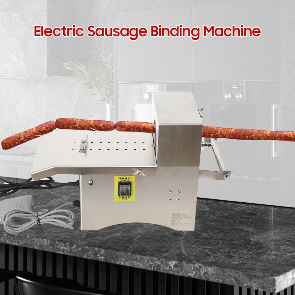 200W Sausage Knotting Machine Automatic Electric Sausage Twist Tying Machine