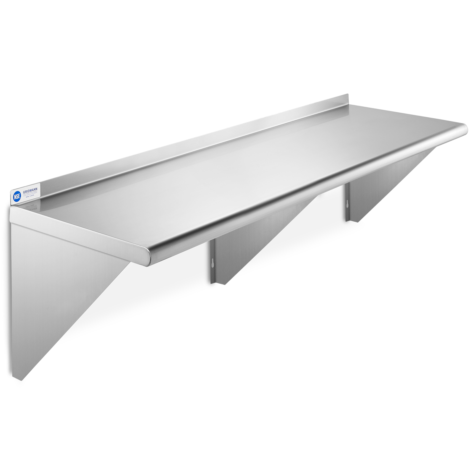 NSF Stainless Steel 18″ x 60″ Commercial Kitchen Wall Shelf Restaurant Shelving