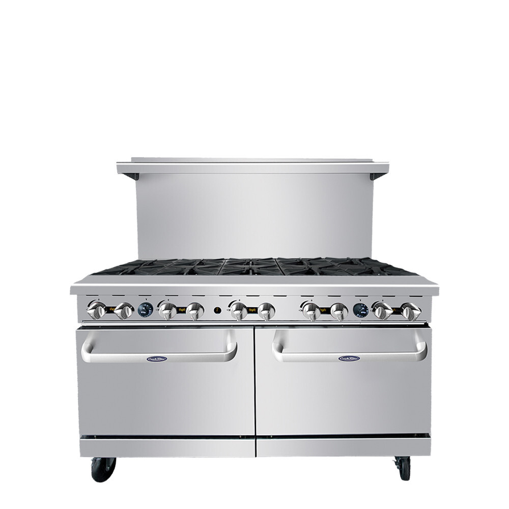 60in 10 Burner Range Full Oven Atosa Cookrite AGR-10B LP / Nat Gas Free LiftGate