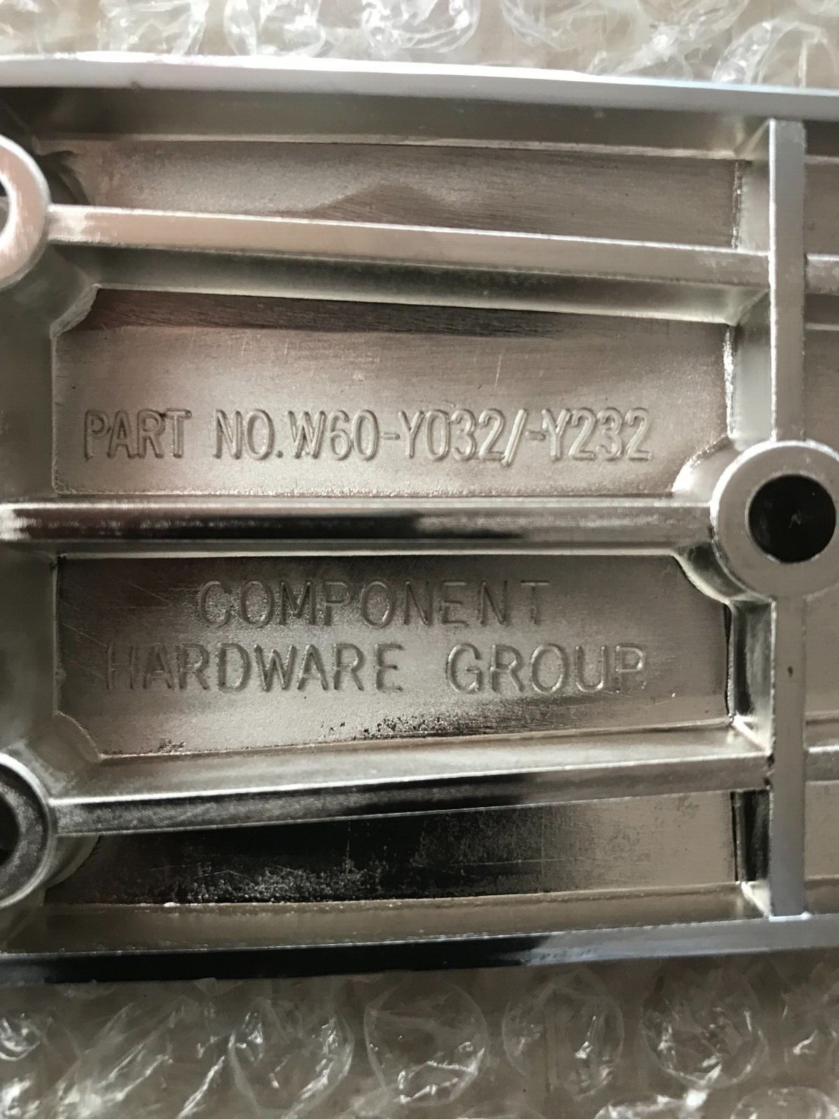 Component Hardware Group Chrome Hinge Hardware W60-Y032/Y232