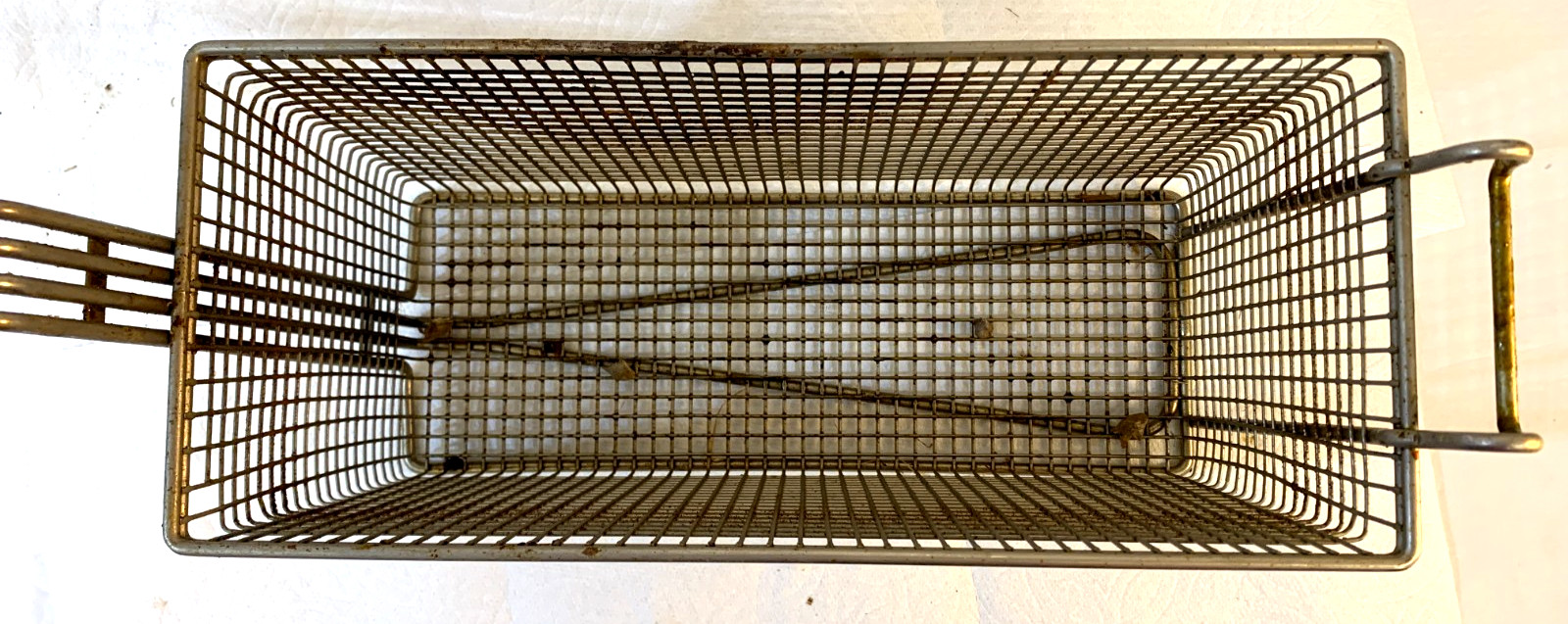 Lot of Four (4) Deep Fryer Basket with Hang Loop & Handle ~Commercial Restaurant
