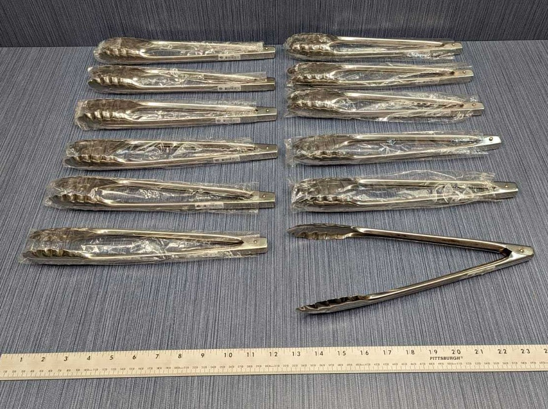 12 x Johnson Rose JR Mahoney 3066 Utility Tongs 12″ India