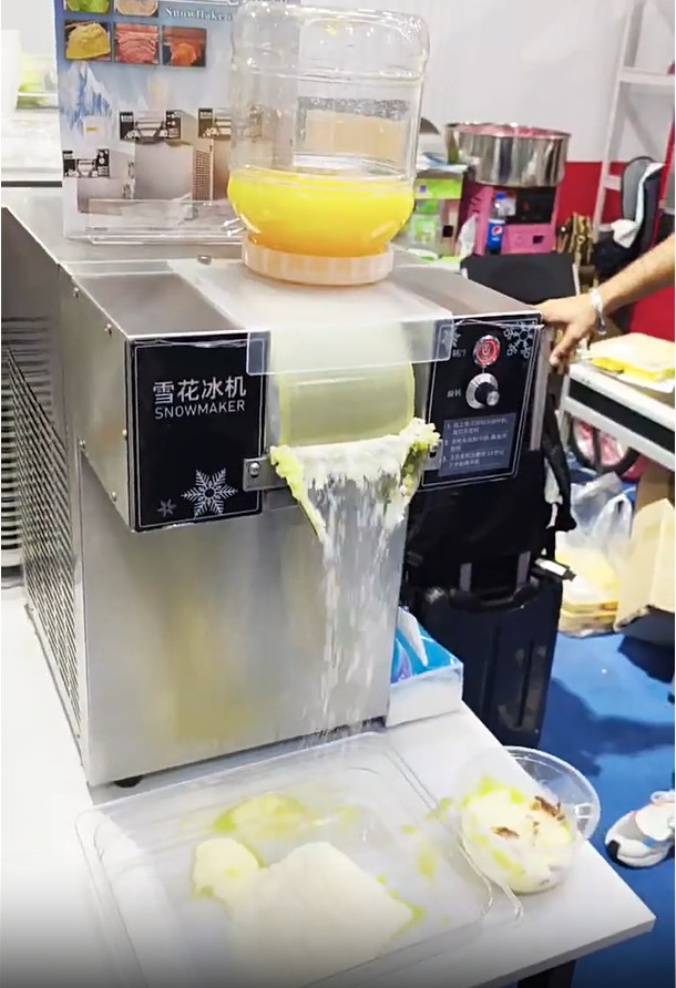 PreAsion® Automatic Electric Ice Shaver 400lbs/day Snow Cone Maker Ice Crusher