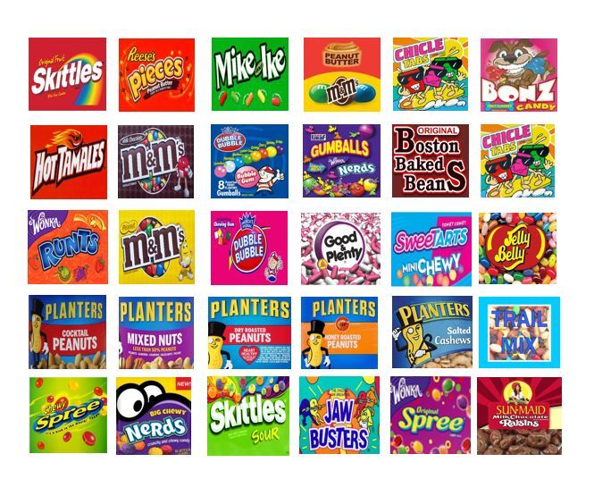 Candy Vending Machine Label Sticker Decal NON Nutrish 2.5″
