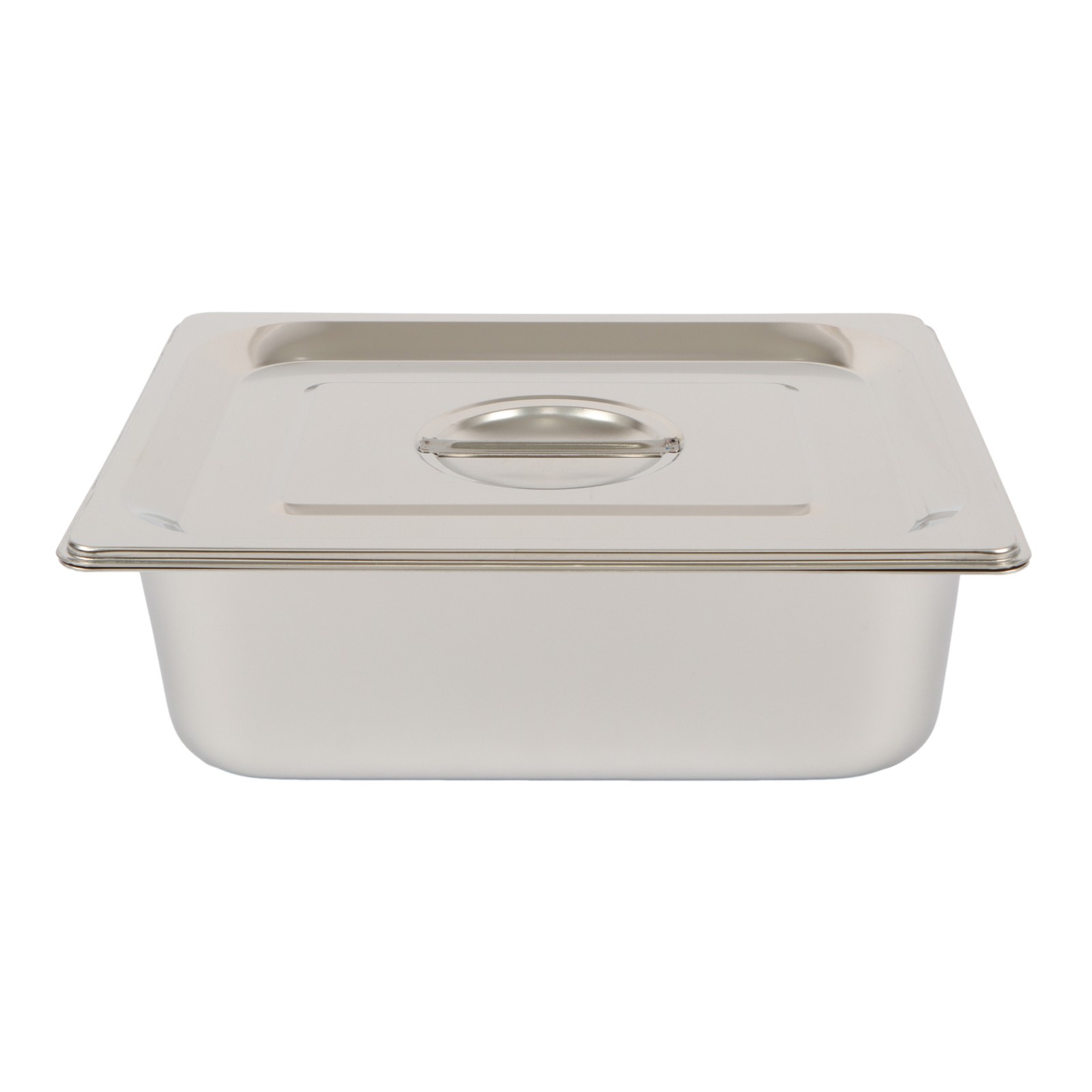 8 Pack 1/2 Size Hotel Pans Steam Table Pan 4″ Deep Stainless Steel with Lid