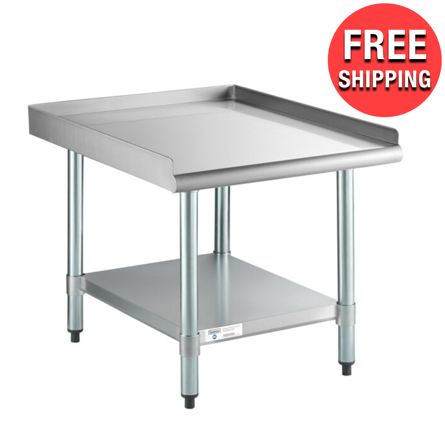 30″x24″ Stainless Steel Table Commercial Kitchen Heavy Equipment Stand 18-Gauge