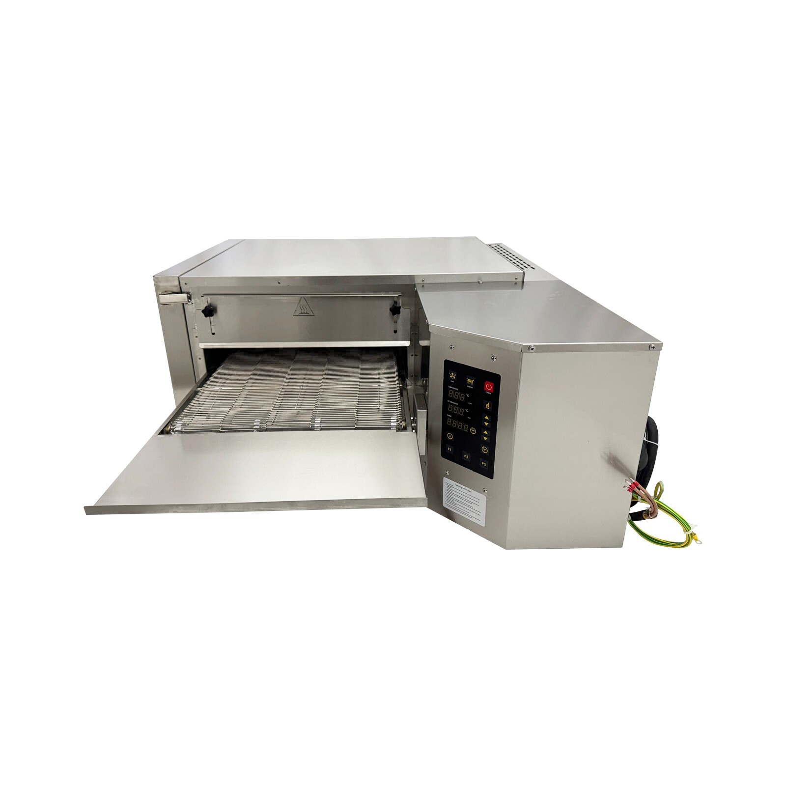 220V 3 Phase 9kW 18″ Countertop Conveyor Pizza Oven Electric Commercial Baking